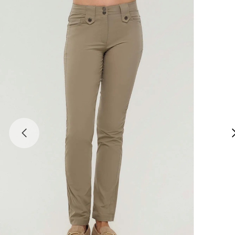 Anatomie Skyler Travel Pants Women’s Small Khaki Lightweight Stretch Pants